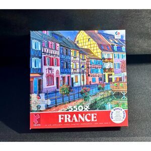 Ceaco 550‑Piece ‘France’ Jigsaw Puzzle – Bonus Poster, Made in USA – Complete